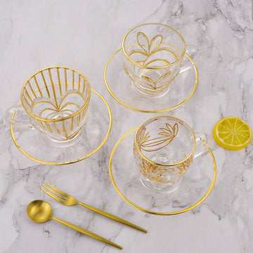 Fashionable Transparent Exquisite Crystal Glass Cup