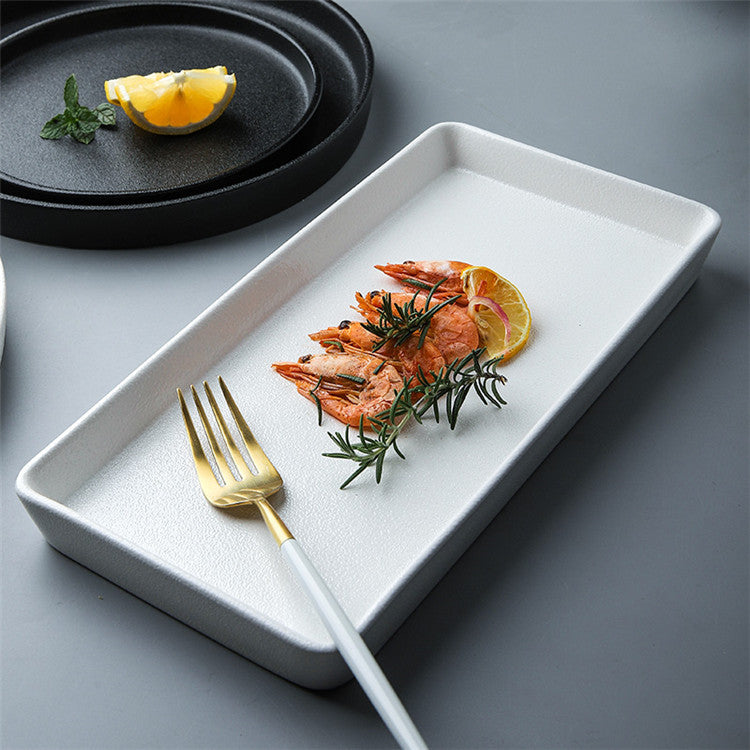 Snow Glaze Foreign Trade Ceramic Dining Plate