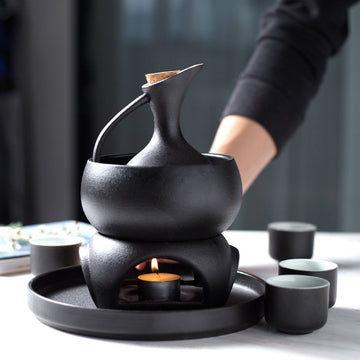 Hot Wine Pot Household  Warmer Boiling  Pot  Set