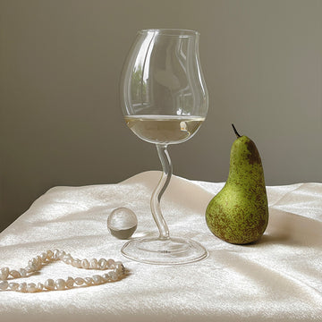 Fashion Household Wine Transparent Goblet Glass